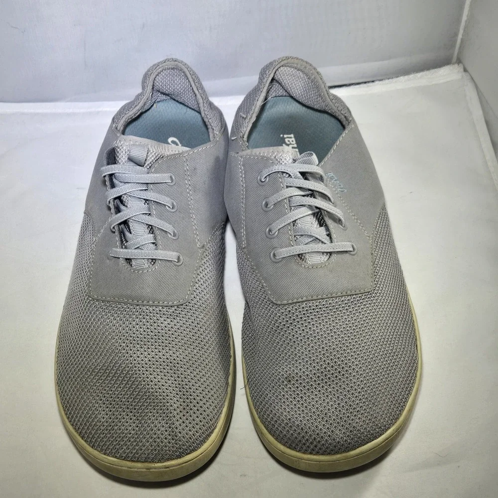 Olukai Nohea Moku Size 11.5 Men's Gray Mesh Outdoor Boat‎ Shoes Clay Tapa